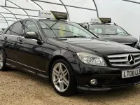 Used Mercedes C180 156 HP (114 kW) 2008 Black Sedan