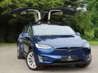 Used Tesla Model X 244 kW (333 HP) 2018 Blue SUV