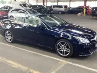 Used Mercedes E220 AMG line 2015 Blue Cabriolet