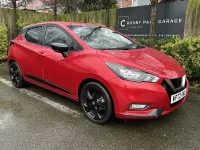 Begagnad Nissan Micra 92 HK (67 kW) 2022 Röd Halvkombi
