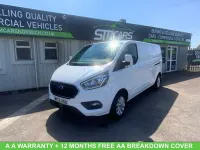 Used Ford Transit Custom Limited 130 HP (95 kW) 2022 White Van