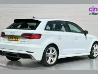 Used Audi A3 S-Line 147 HP (108 kW) 2019 White Sedan