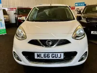 Used Nissan Micra N-TEC 80 HP (58 kW) 2016 White Hatchback
