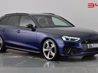 Used Audi A4 Black Edition 265 HP (194 kW) 2022 Navarra blue Estate