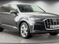 Used Audi Q7 S-Line 231 HP (169 kW) 2023 Daytona gray pearl effect/daytona gray pearl effec SUV