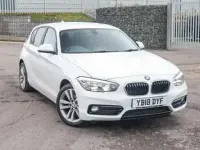 Used BMW 118 Sport Line 2018 Alpine white Hatchback