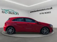 Used Mercedes A160 AMG line 102 HP (75 kW) 2017 Red Hatchback
