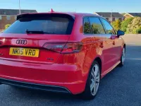 Used Audi A3 S-Line 2015 Red Hatchback