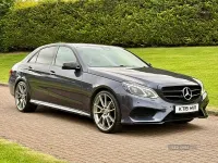 Used Mercedes E250 AMG 2015 Blue Sedan