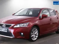 Used Lexus CT200h 2017 Red Hatchback
