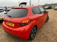 Used Peugeot 208 Allure Premium 2017 Orange Hatchback