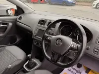 Used VW Polo SE 90 HP (66 kW) 2015 Black Hatchback