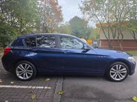 Used BMW 118 Sport Line 2017 Blue Hatchback