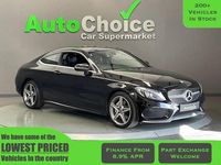 Used Mercedes C220 AMG line 170 HP (125 kW) 2017 Black Coupe
