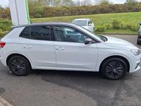 Used Skoda Fabia Design Edition 147 HP (108 kW) 2025 Moon white metallic black magic pearl effect Hatchback