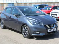 Używany Nissan Micra Acenta 90 KM (66 kW) 2017 Szary Hatchback