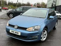 Used VW Golf VII Match 105 HP (77 kW) 2015 Blue Hatchback