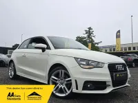 Used Audi A1 S-Line 122 HP (89 kW) 2012 White Hatchback
