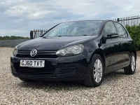 Used VW Golf VI Match 105 HP (77 kW) 2010 Black Hatchback