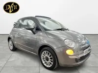 Used Fiat 500 Lounge 69 HP (50 kW) 2010 Grey Cabriolet