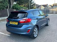 Used Ford Fiesta Titanium 2018 Blue Hatchback