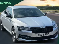 Used Skoda Superb SportlinePlus 160 HP (117 kW) 2024 Silver Hatchback