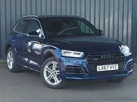 Used Audi Q5 S-Line 190 HP (139 kW) 2017 Blue SUV