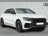 Used Audi Q8 Black Edition 340 HP (250 kW) 2022 White SUV