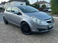 Used Vauxhall Corsa Club 90 HP (66 kW) 2009 Silver Hatchback