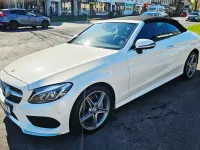 Used Mercedes C220 AMG Line Premium Plus 2017 White Cabriolet