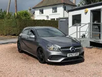 Used Mercedes A200 AMG line 136 HP (100 kW) 2017 Grey Hatchback