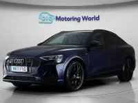 Used Audi e-tron Sportback Black Edition 230 kW (313 HP) 2021 Blue SUV