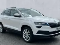 Used Skoda Karoq SE L 116 HP (85 kW) 2018 Candy white SUV