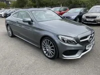 Used Mercedes C220 AMG line 2016 Grey Coupe
