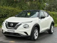Used Nissan Juke N-Connecta 114 HP (83 kW) 2022 White SUV