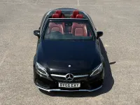 Used Mercedes C200 AMG line 2016 Black Cabriolet