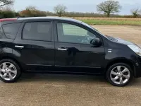 Used Nissan Note N-TEC 88 HP (64 kW) 2011 Black Hatchback