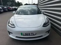 Used Tesla Model 3 Standard Range Plus 366 kW (498 HP) 2019 White Sedan