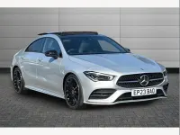 Used Mercedes CLA180 AMG Line Premium Plus 134 HP (98 kW) 2023 Silver Coupe