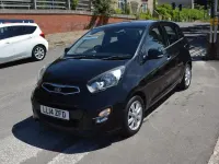 Used Kia Picanto 85 HP (62 kW) 2014 Black Hatchback