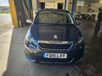 Used Peugeot 108 Allure 82 HP (60 kW) 2015 Blue Hatchback