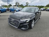Used Audi A3 S-Line 2021 Black Sedan