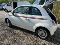 Używany Fiat 500 Lounge 69 KM (50 kW) 2009 Biały Kabriolet