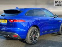 Used Jaguar F-Pace R-Sport 250 HP (183 kW) 2017 Caesium blue metallic SUV