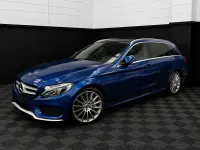 Used Mercedes C250 AMG Line Premium Plus 2018 Blue Estate