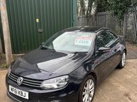 Begagnad VW Eos SE 140 HK (102 kW) 2011 Svart Cab