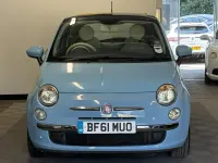 Used Fiat 500 Lounge 69 HP (50 kW) 2011 Blue Hatchback