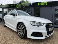 Używany Audi A3 Black Edition 116 KM (85 kW) 2017 Biały Sedan/Limuzyna