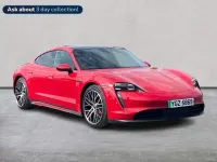 Used Porsche Taycan Performance Package 419 kW (571 HP) 2023 Red Sedan