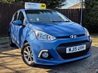 Used Hyundai i10 Premium 87 HP (63 kW) 2015 Blue Hatchback
